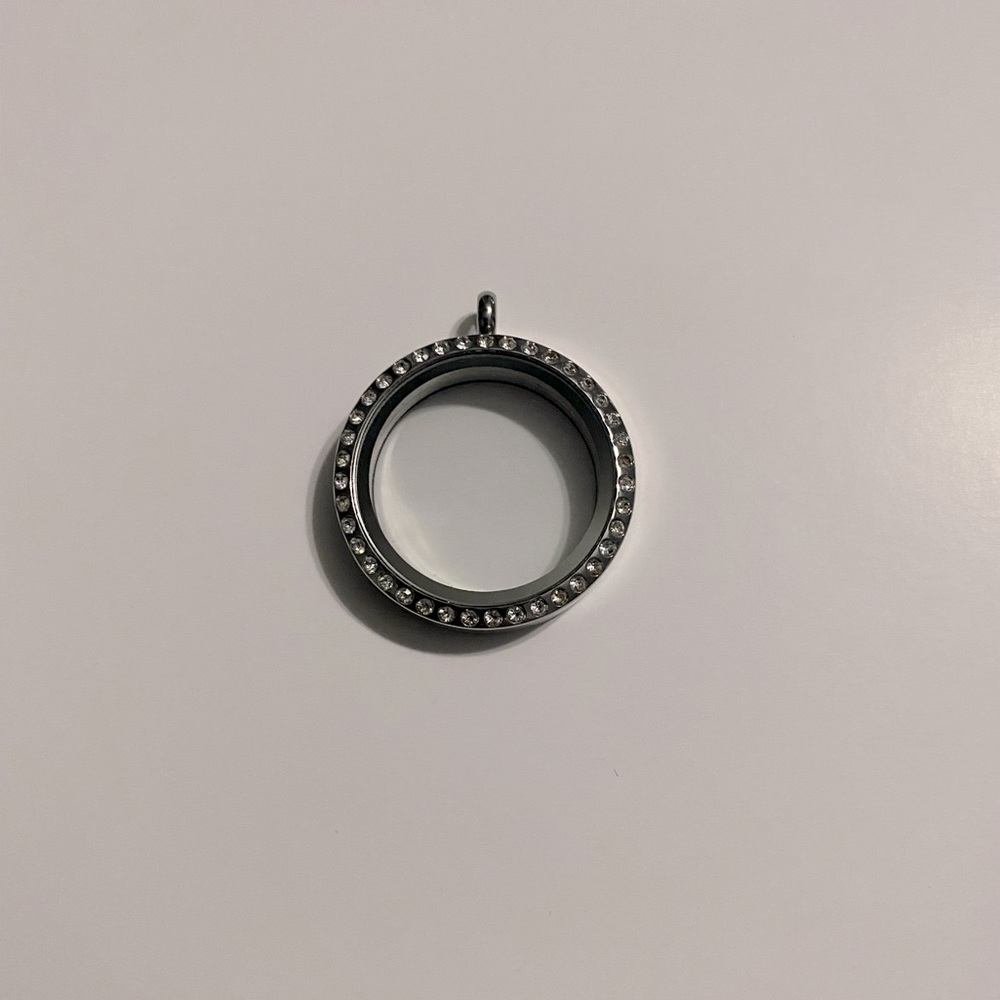 Origami Owl Large Silver Locket